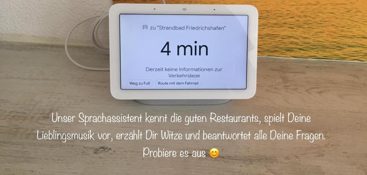 Ferienwohnung Am Bodensee- Zentrale Lage, Free Parking And Wifi, 109 M2, Privater Garten, 7 Gaeste, 2X Kingsize Boxspringbett, Familienfreundlich FDH Esterno foto
